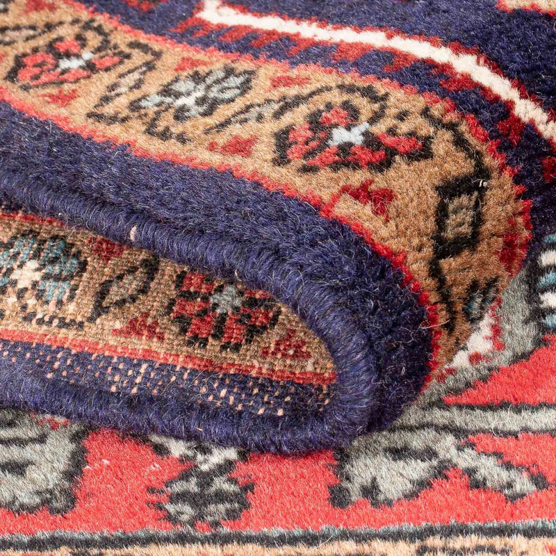 Alfombra persa - Nómada - 150 x 107 cm - rojo