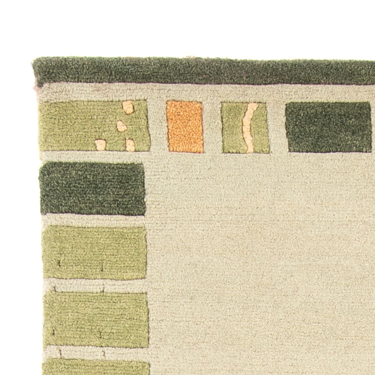 Alfombra de Nepal - 140 x 70 cm - verde oliva