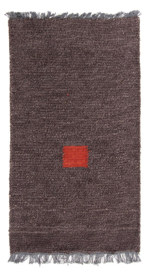 Alfombra de Nepal - 140 x 70 cm - gris