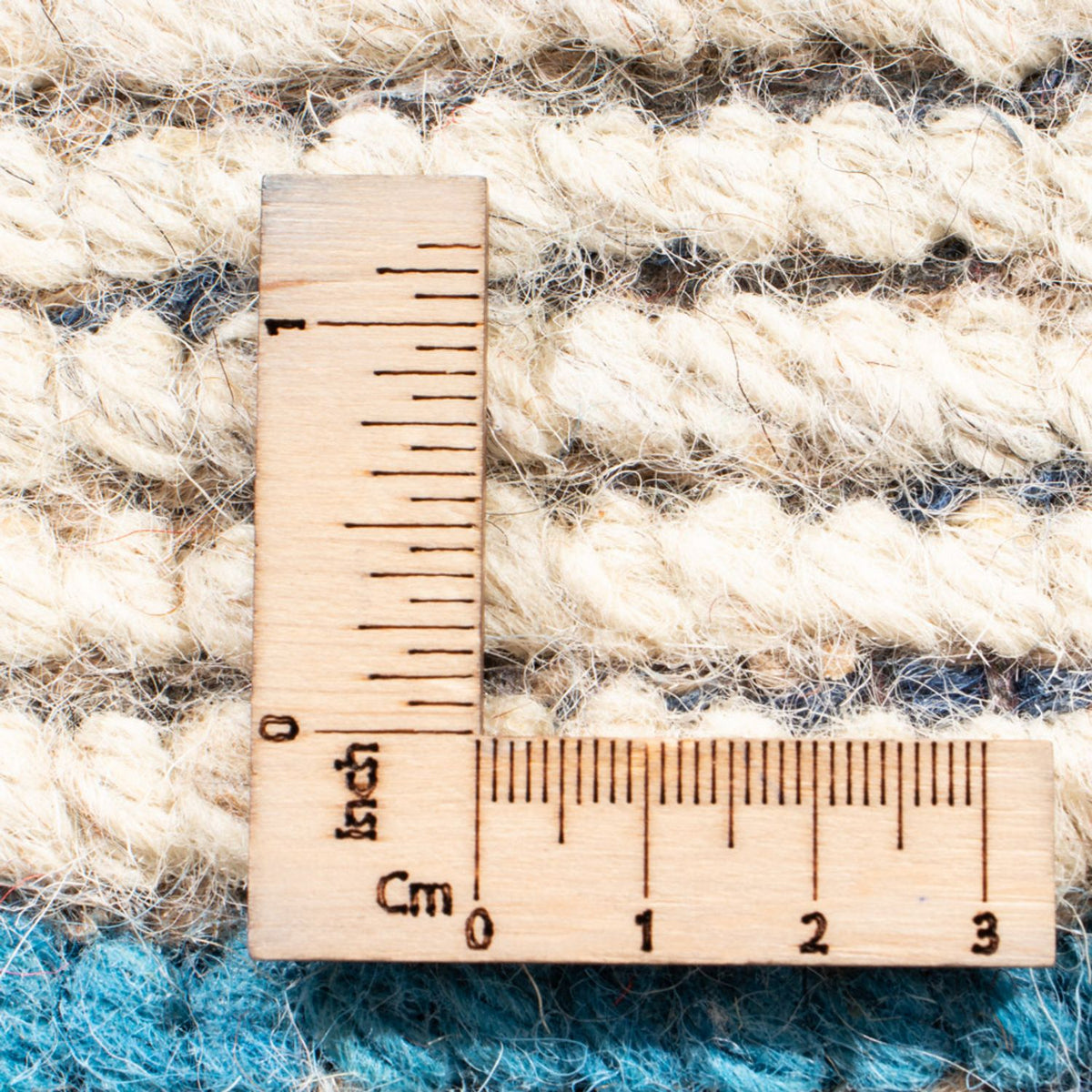 Alfombra de Nepal - 140 x 70 cm - turquesa