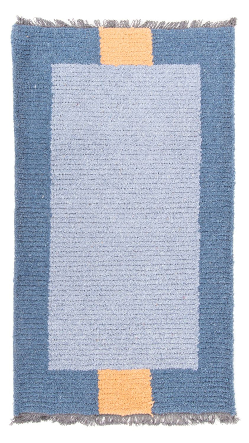 Alfombra de Nepal - 140 x 70 cm - azul