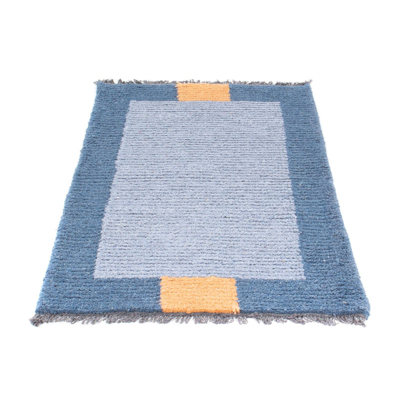 Alfombra de Nepal - 140 x 70 cm - azul