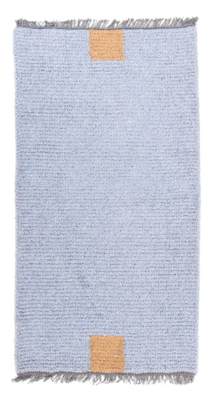 Alfombra de Nepal - 140 x 70 cm - azul claro