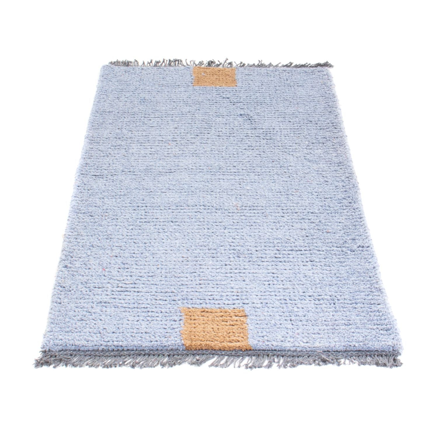 Alfombra de Nepal - 140 x 70 cm - azul claro