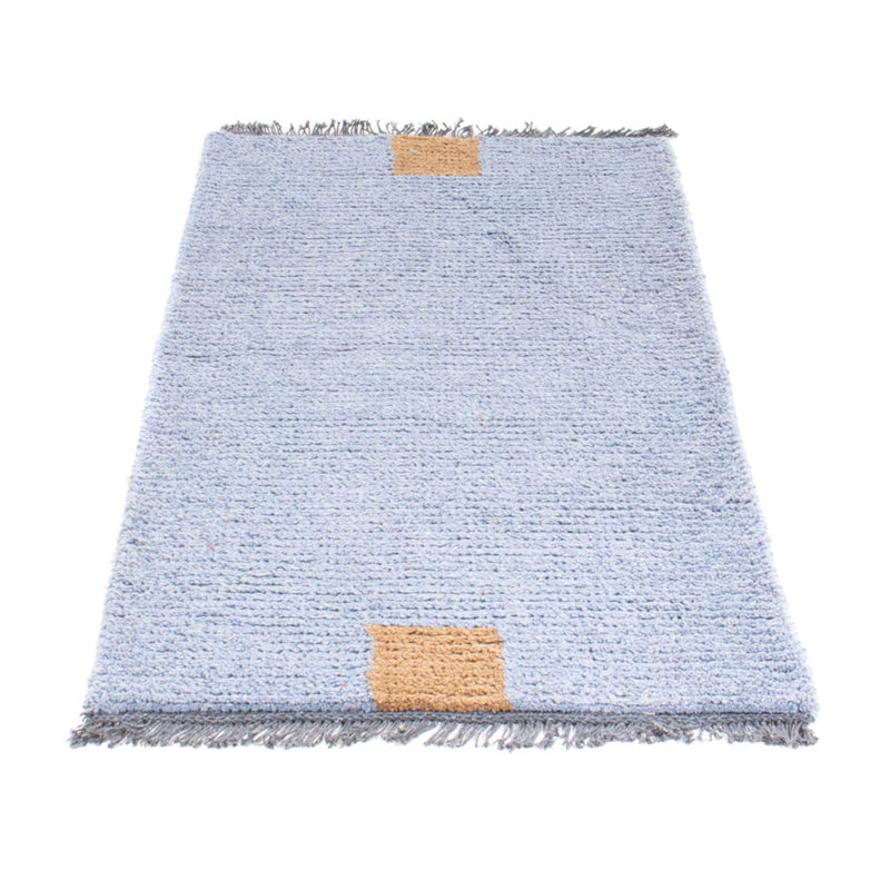 Alfombra de Nepal - 140 x 70 cm - azul claro