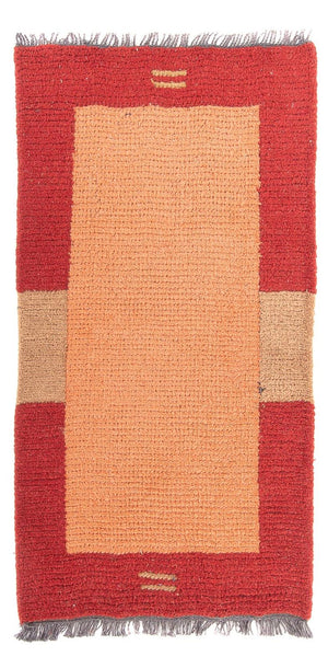 Alfombra de Nepal - 140 x 70 cm - naranja