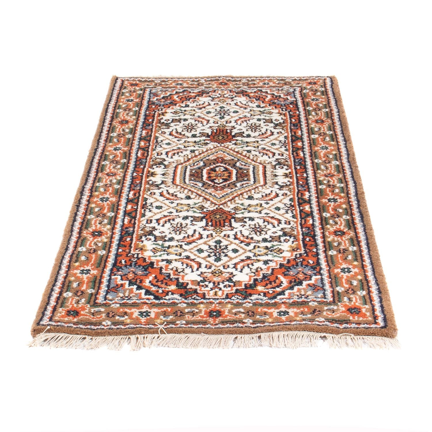 Alfombra oriental - Bidjar - Indus - 144 x 74 cm - beige