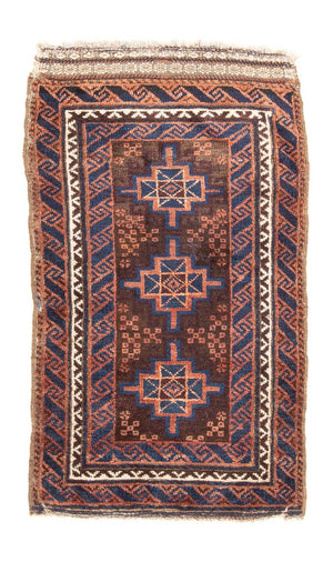 Alfombra Belutsch - 103 x 58 cm - marrón