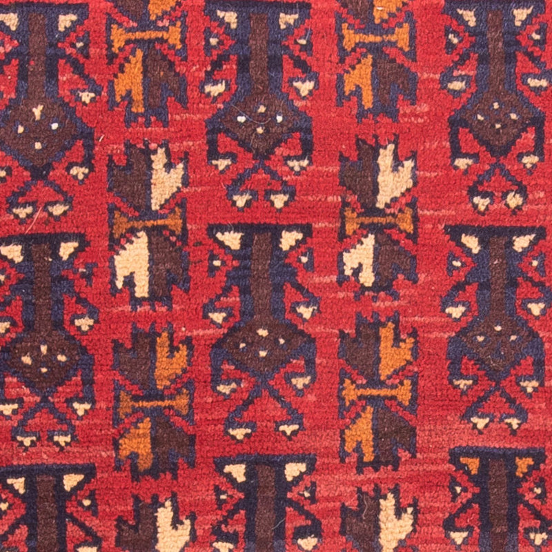 Alfombra Belutsch - 130 x 74 cm - rojo
