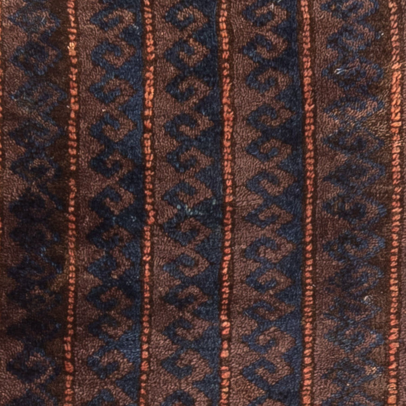 Alfombra afgana - 100 x 61 cm - marrón