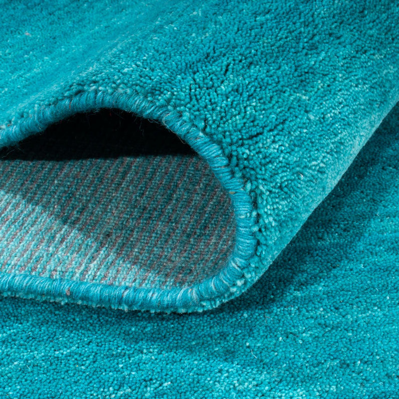 Alfombra Gabbeh - Softy cuadrado  - 200 x 200 cm - turquesa