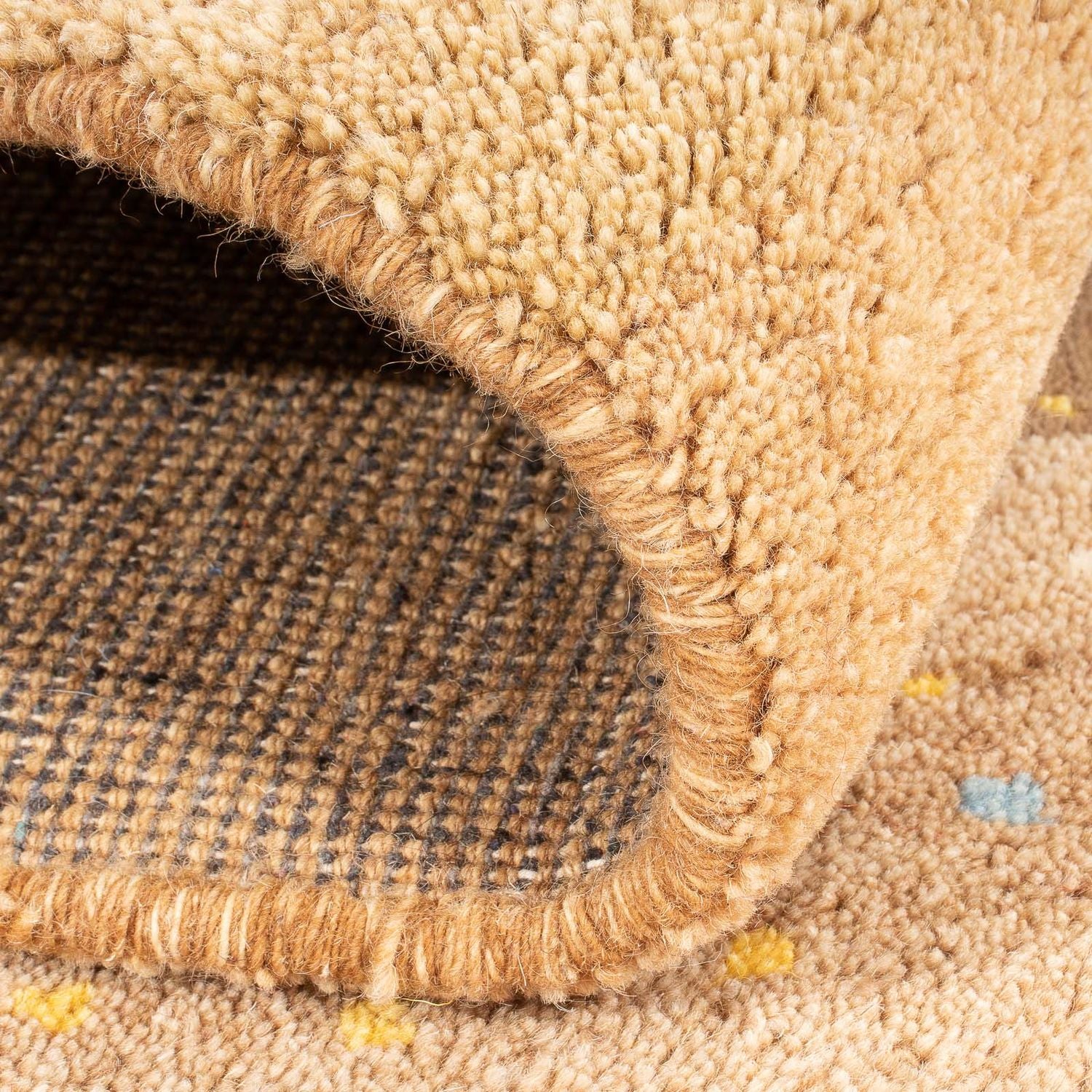 Alfombra Gabbeh - Indus - 184 x 120 cm - beige