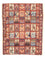 Alfombra persa - Ghom - 128 x 105 cm - multicolor