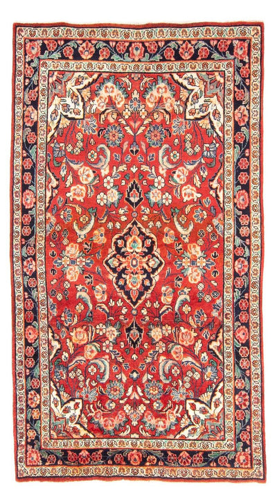 Sarouk Alfombra 130x222cm - Alfombra persa - rojo