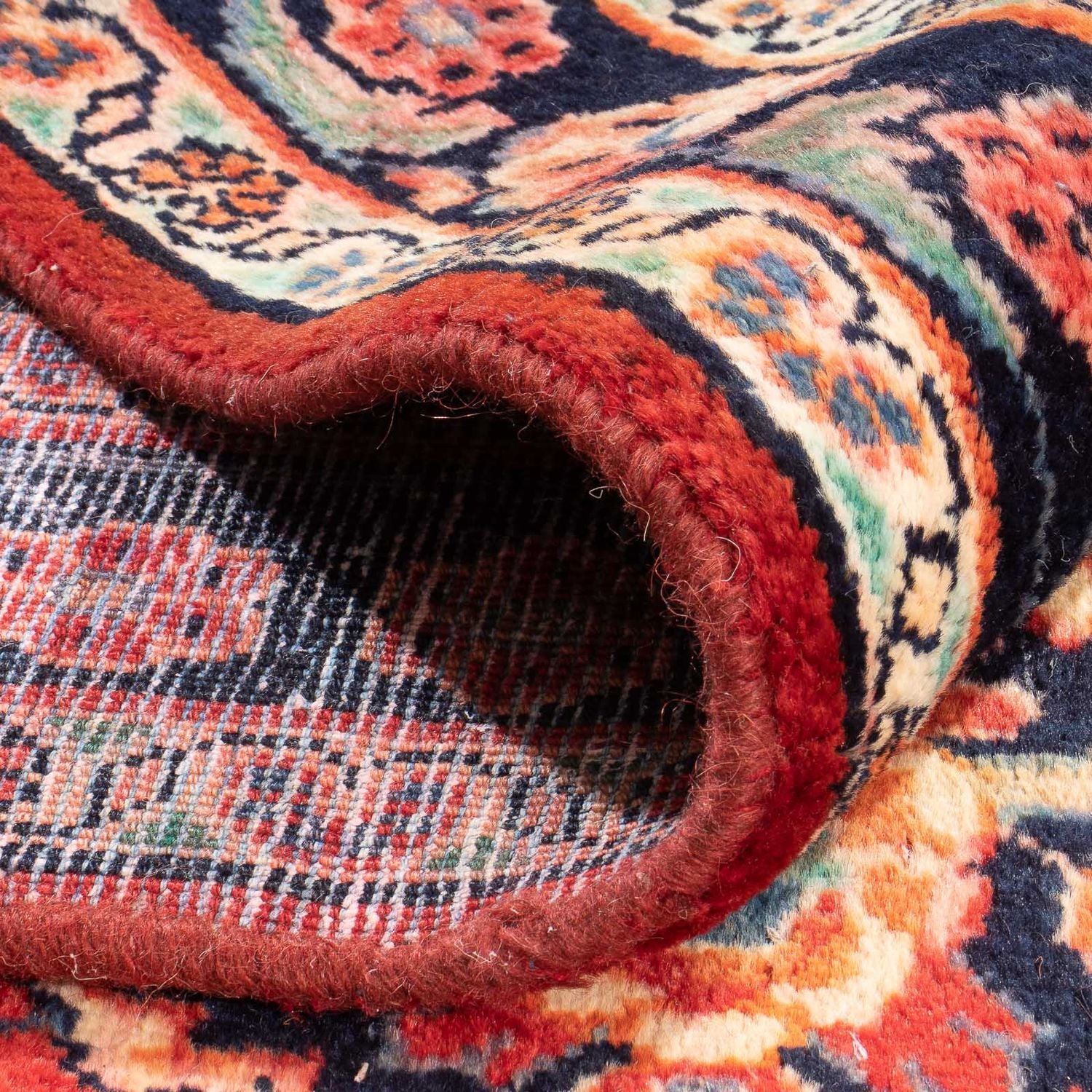 Alfombra persa - Clásica - 222 x 130 cm - rojo