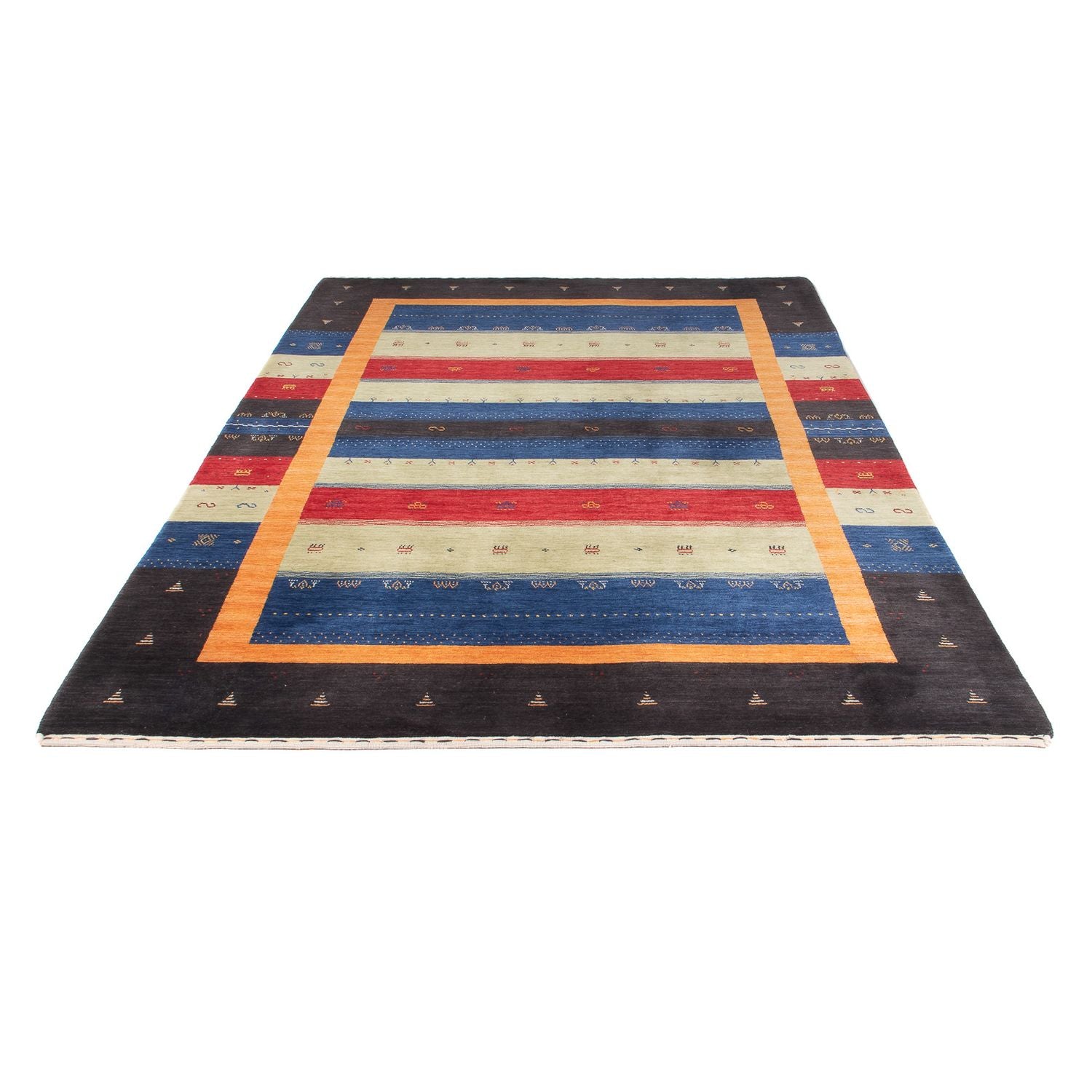 Alfombra Gabbeh - Loribaft Softy - 242 x 170 cm - multicolor