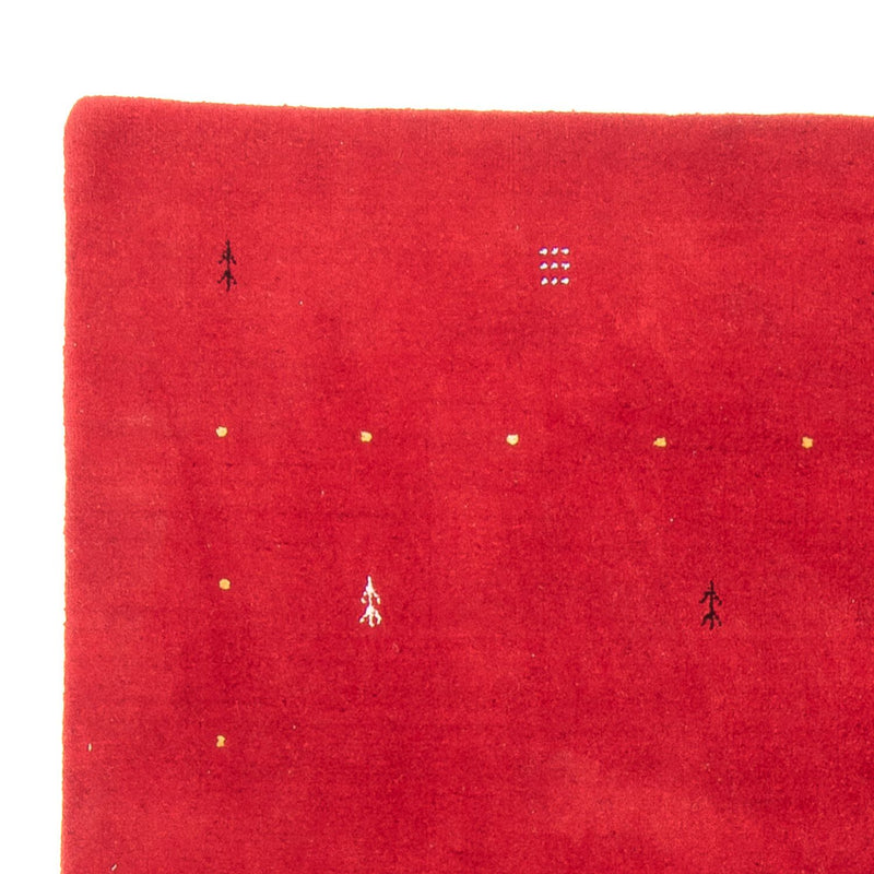 Alfombra Gabbeh - Loribaft Softy - 241 x 176 cm - rojo