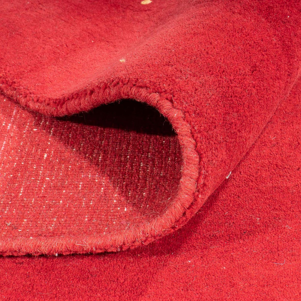 Alfombra Gabbeh - Loribaft Softy - 241 x 176 cm - rojo