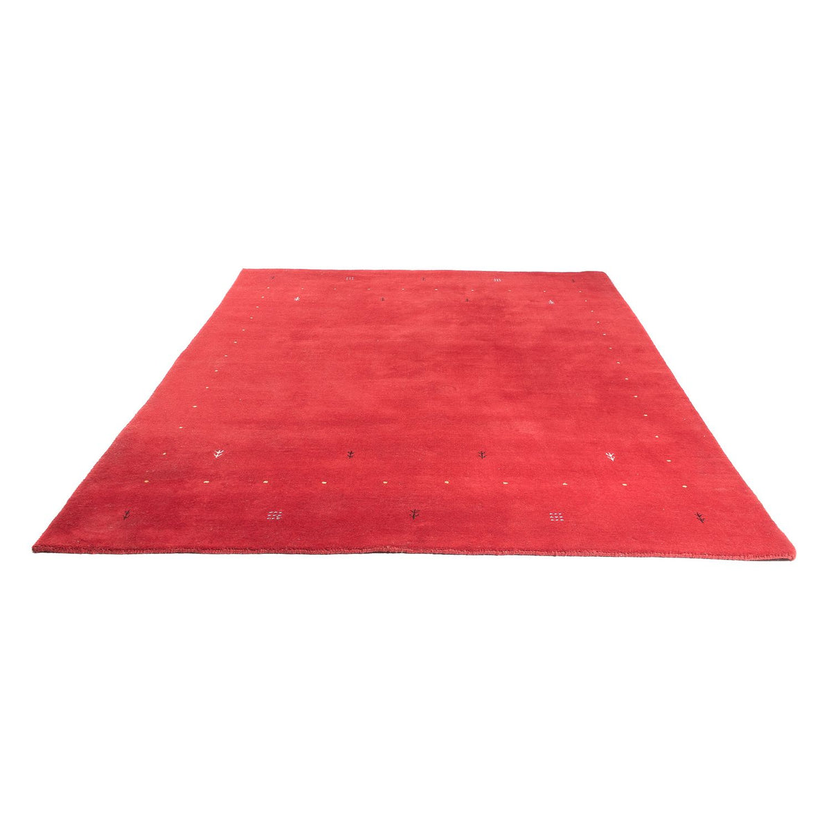 Alfombra Gabbeh - Loribaft Softy - 241 x 176 cm - rojo