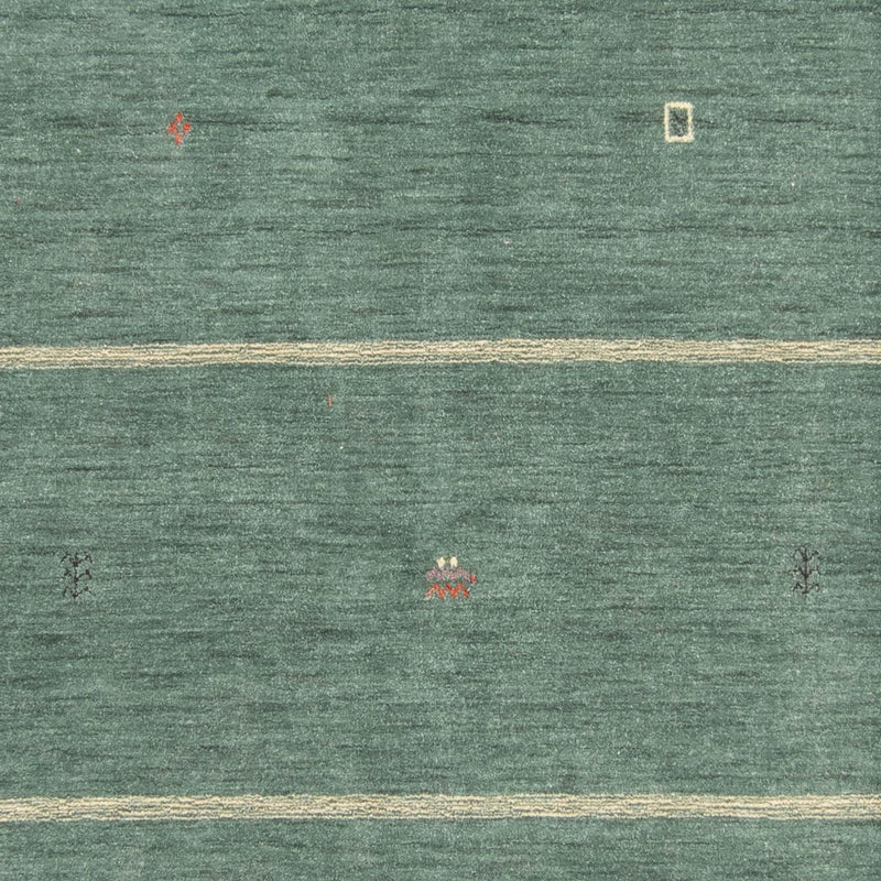 Alfombra Gabbeh - Loribaft Softy - 250 x 200 cm - verde