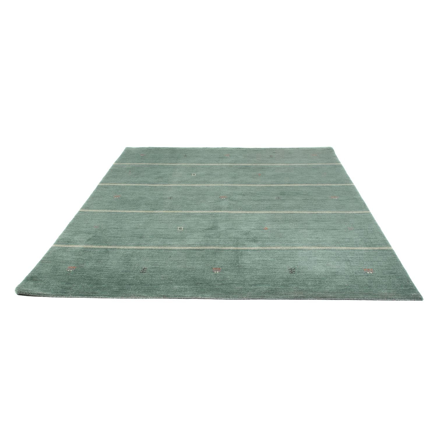 Alfombra Gabbeh - Loribaft Softy - 250 x 200 cm - verde
