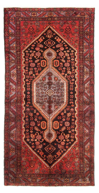 Alfombra de pasillo Alfombra persa - Nómada - 287 x 150 cm - azul oscuro