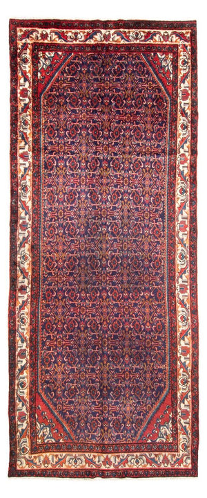Alfombra de pasillo Alfombra persa - Nómada - 372 x 153 cm - azul oscuro