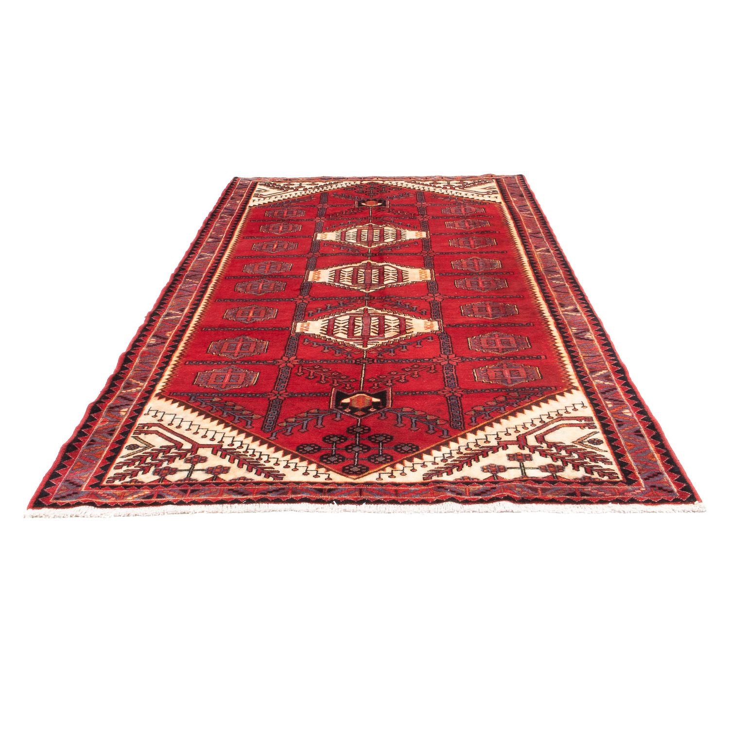 Alfombra de pasillo Alfombra persa - Nómada - 317 x 156 cm - rojo