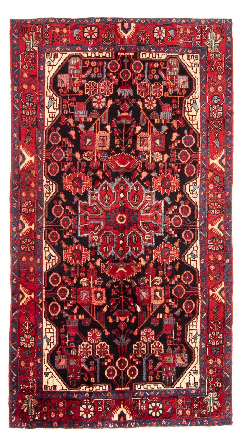Alfombra de pasillo Alfombra persa - Nómada - 287 x 154 cm - azul oscuro