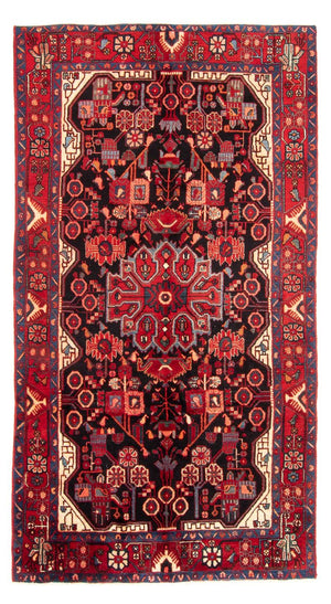 Alfombra de pasillo Alfombra persa - Nómada - 287 x 154 cm - azul oscuro