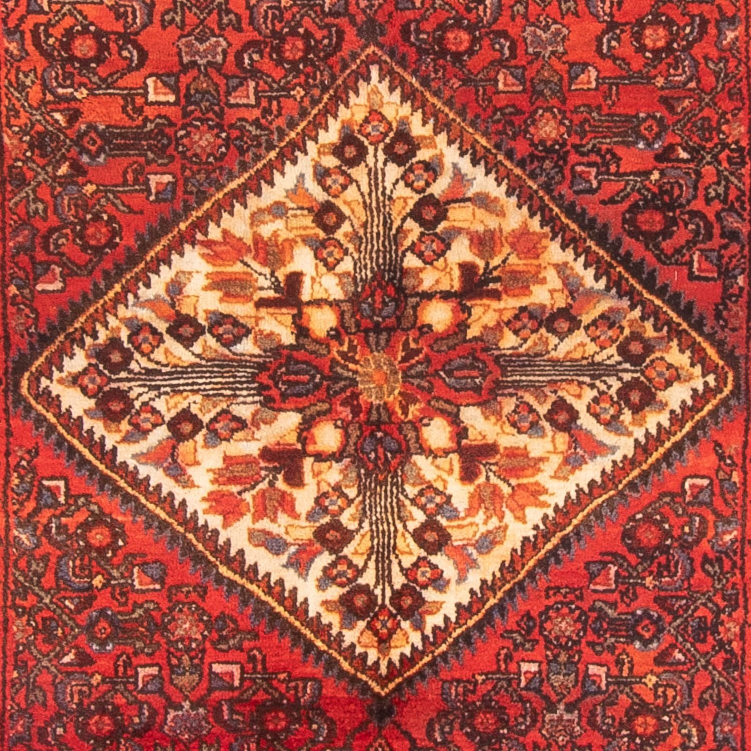 Alfombra de pasillo Alfombra persa - Nómada - 420 x 170 cm - naranja