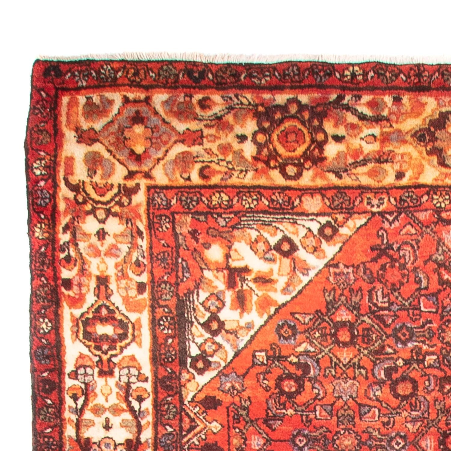 Alfombra de pasillo Alfombra persa - Nómada - 420 x 170 cm - naranja