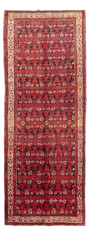 Alfombra de pasillo Alfombra persa - Nómada - 400 x 143 cm - multicolor