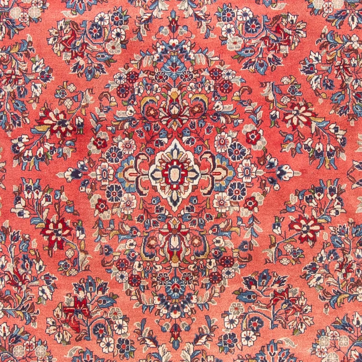 Alfombra persa - Clásica - 254 x 203 cm - salmón