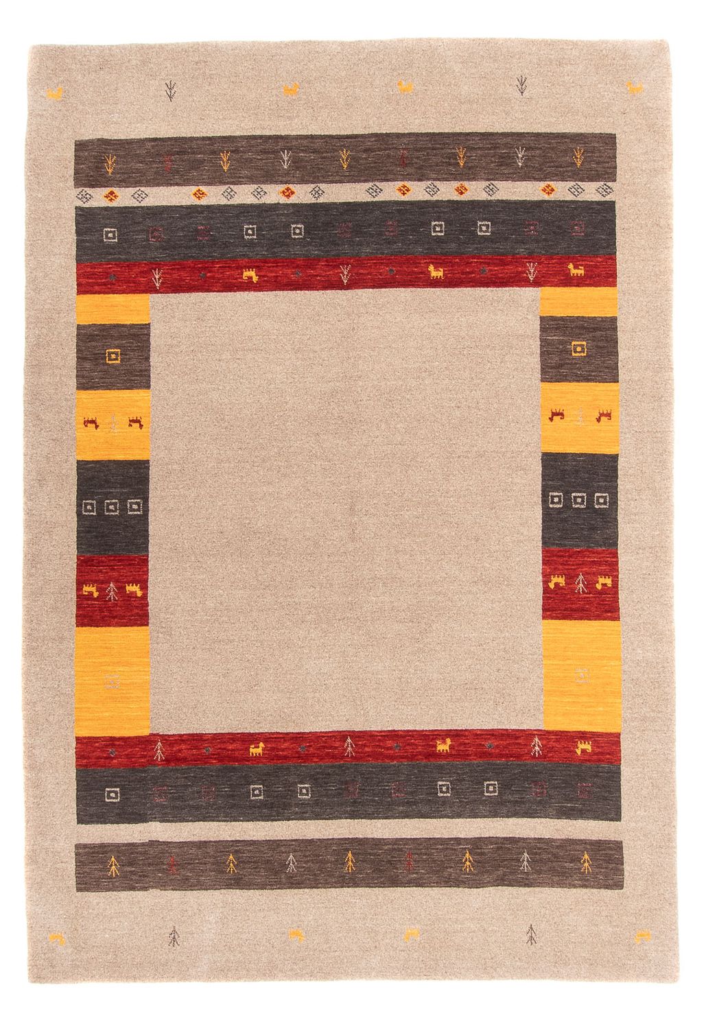 Alfombra Gabbeh - Loribaft Softy - 234 x 172 cm - multicolor