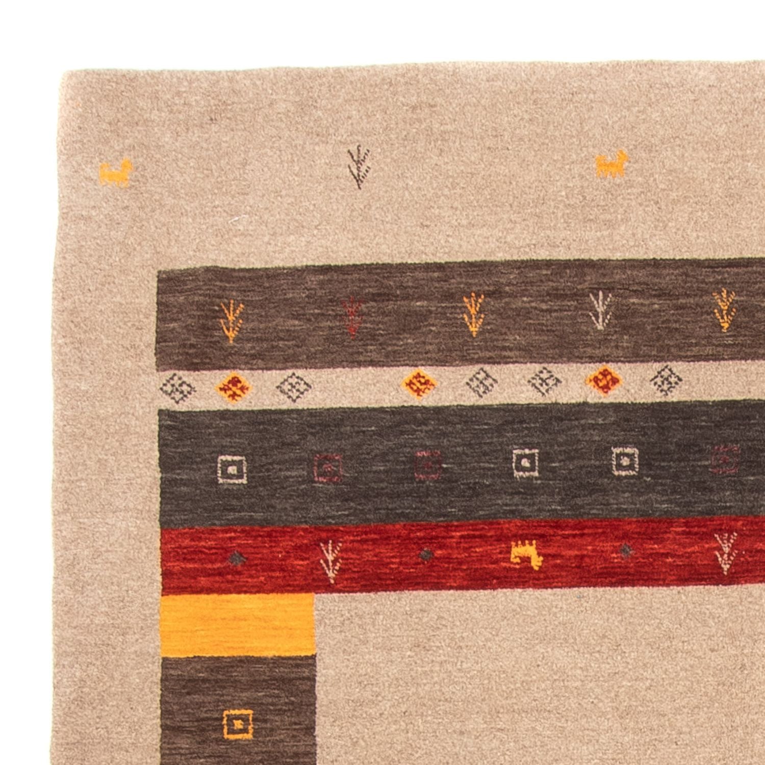 Alfombra Gabbeh - Loribaft Softy - 234 x 172 cm - multicolor