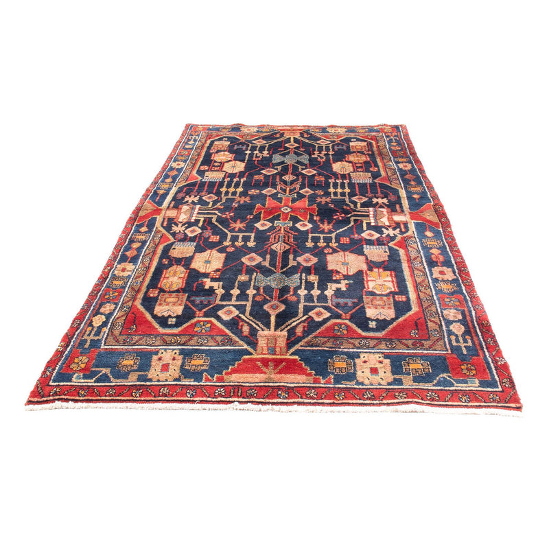 Alfombra persa - Nómada - 274 x 150 cm - azul oscuro