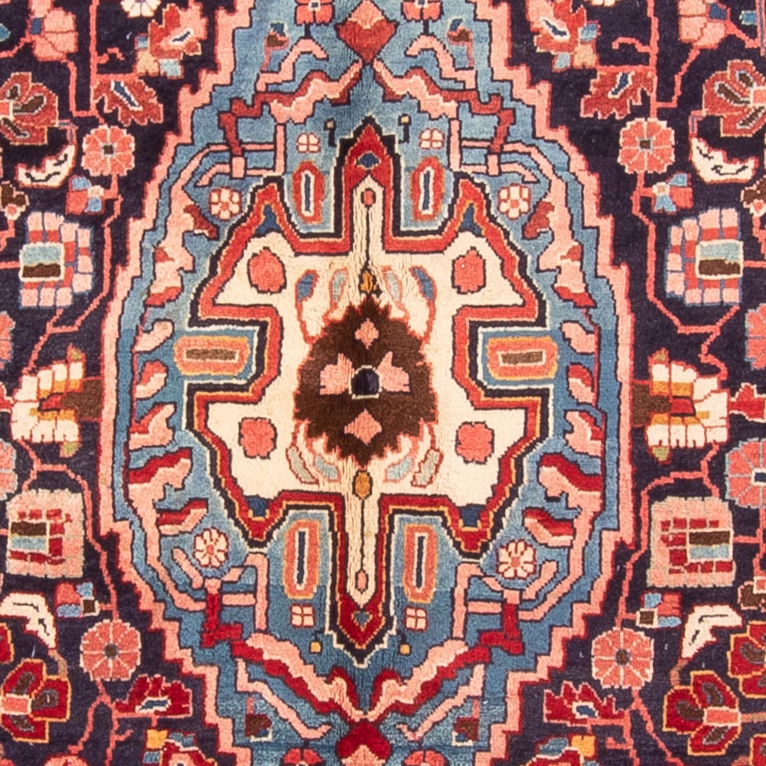 Alfombra de pasillo Alfombra persa - Nómada - 278 x 143 cm - azul oscuro