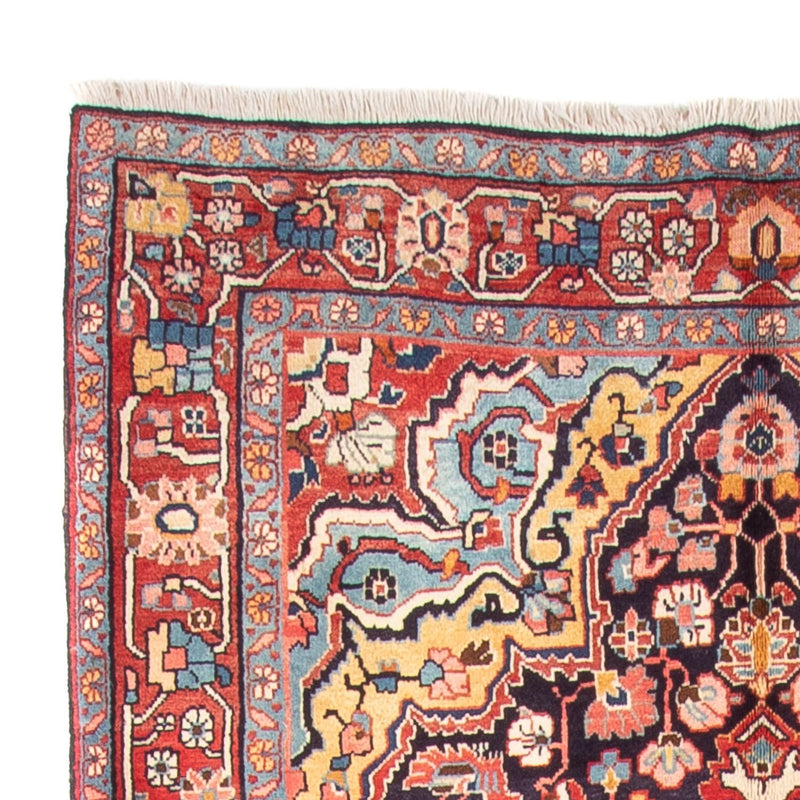 Alfombra de pasillo Alfombra persa - Nómada - 278 x 143 cm - azul oscuro