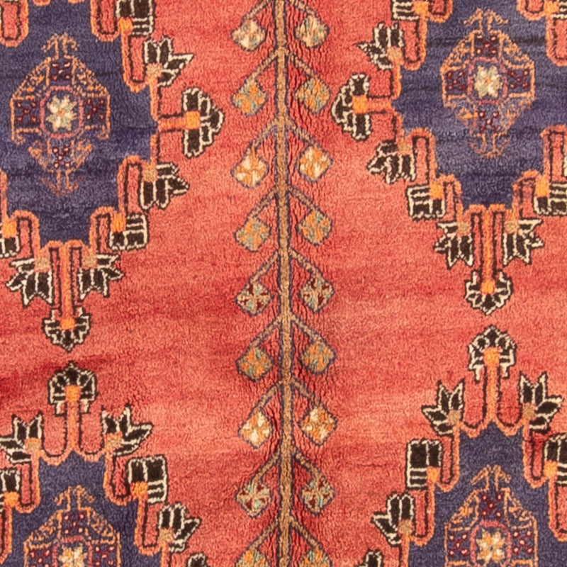 Alfombra de pasillo Alfombra persa - Nómada - 258 x 125 cm - naranja