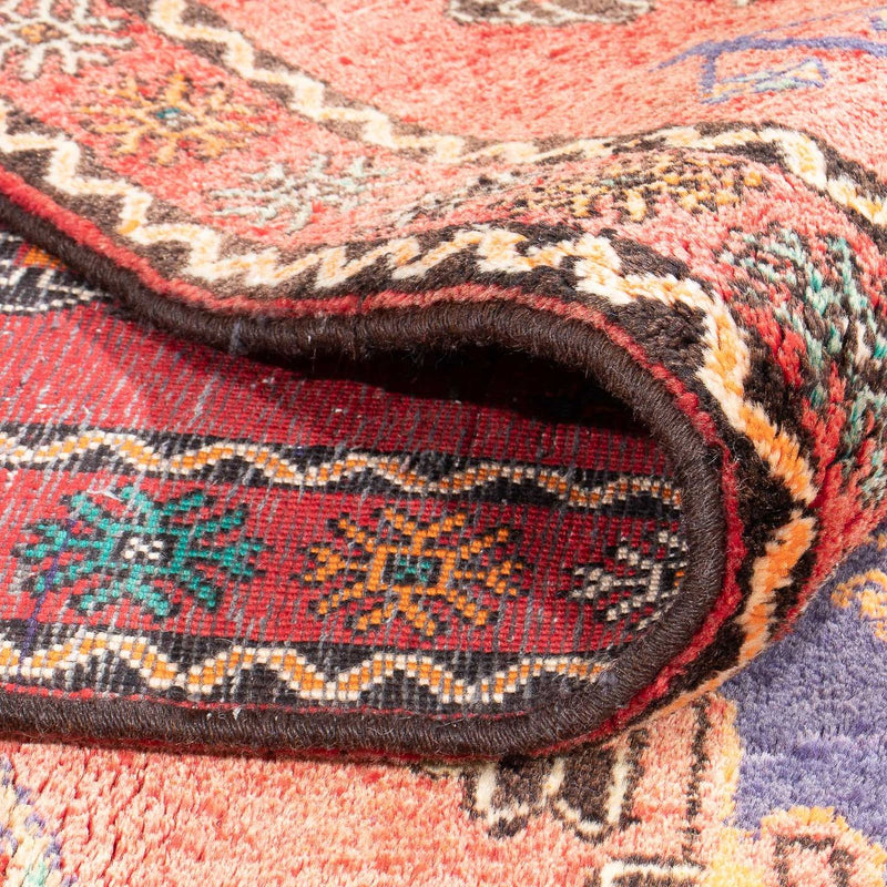 Alfombra de pasillo Alfombra persa - Nómada - 258 x 125 cm - naranja