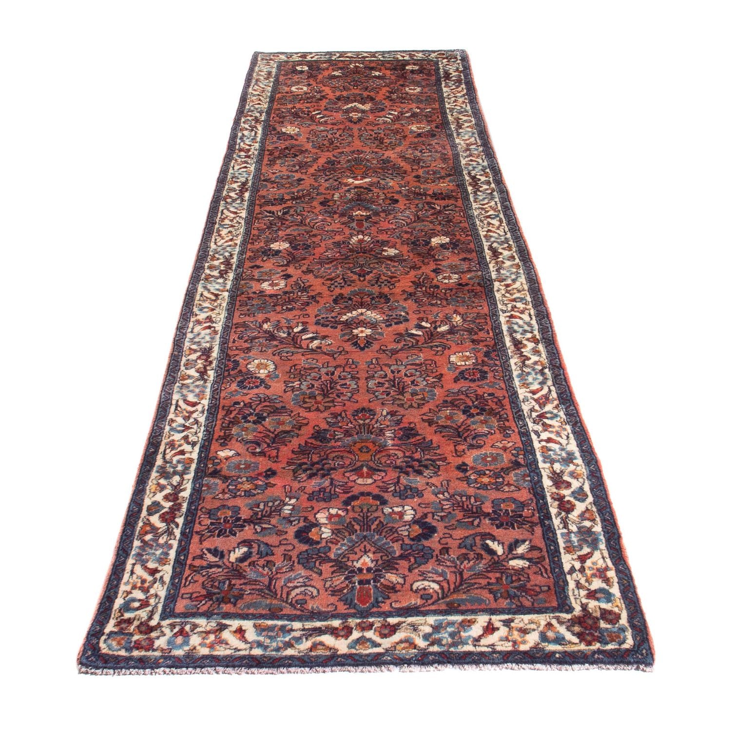 Alfombra de pasillo Alfombra persa - Clásica - 301 x 81 cm - salmón