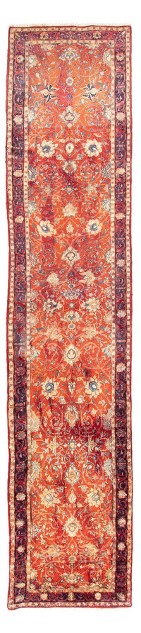 Alfombra de pasillo Alfombra persa - Clásica - 433 x 82 cm - rojo