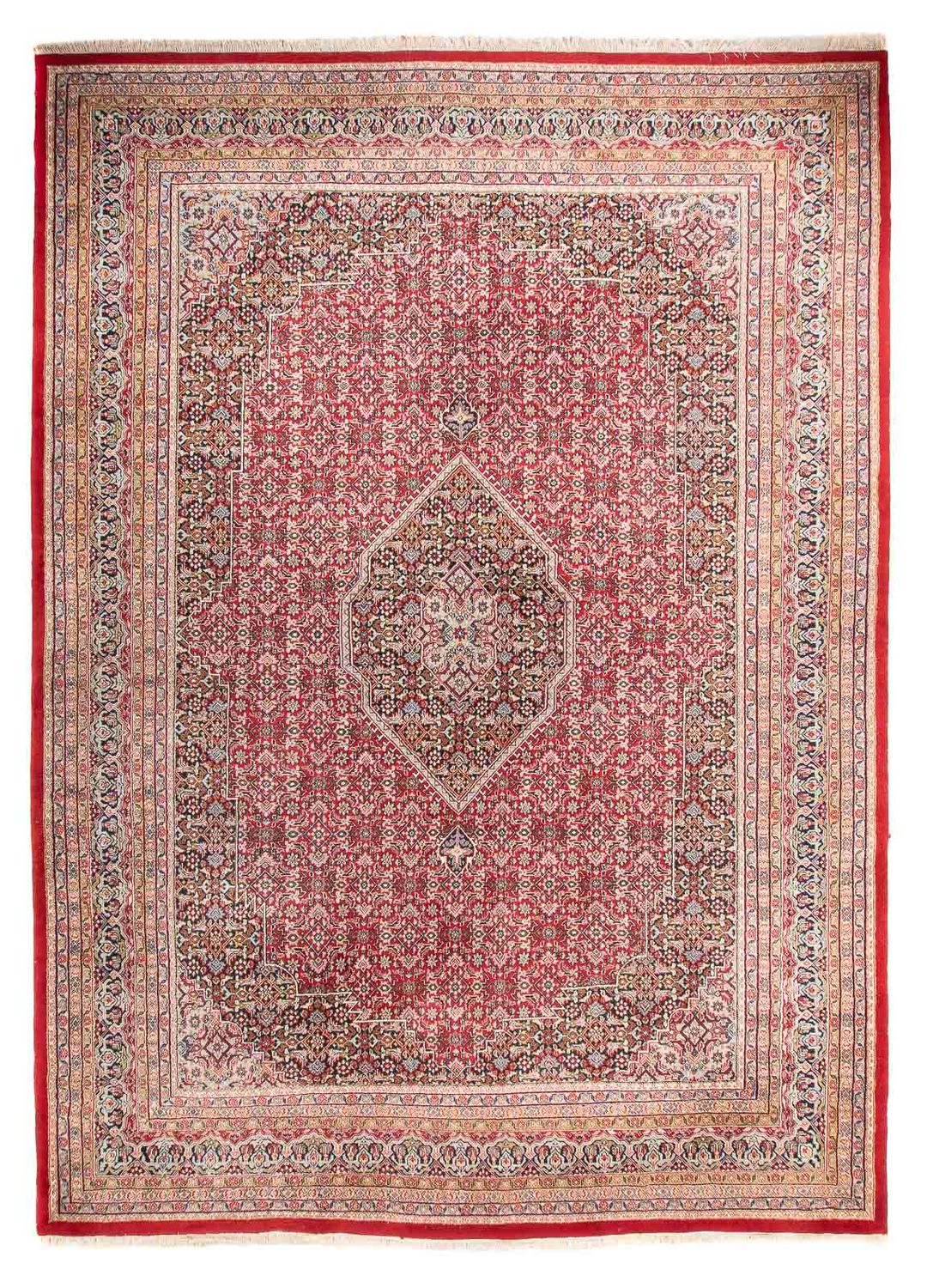 Alfombra oriental - Bidjar - Indus - 407 x 305 cm - rojo