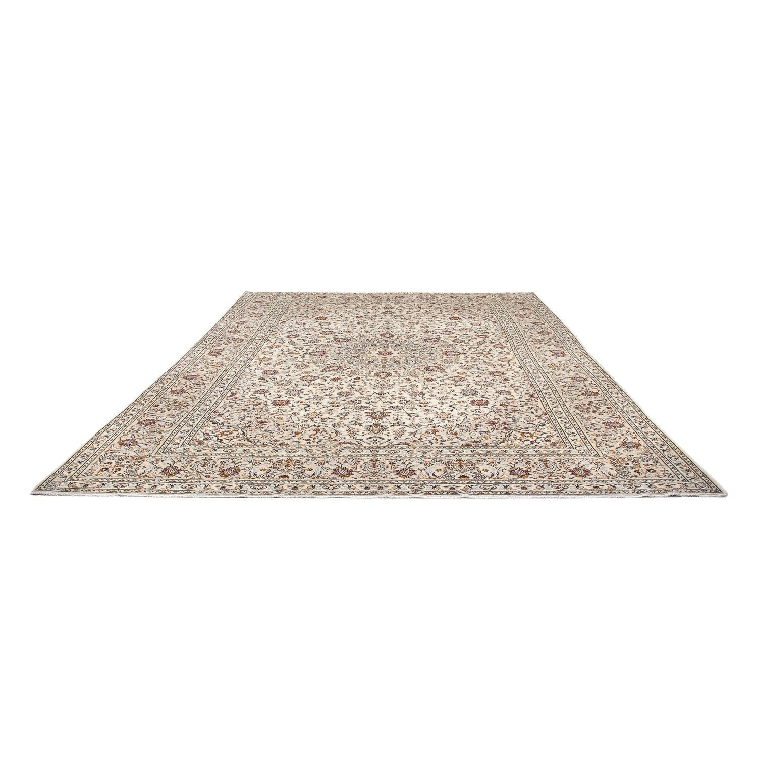 Alfombra persa - Keshan - 398 x 295 cm - beige