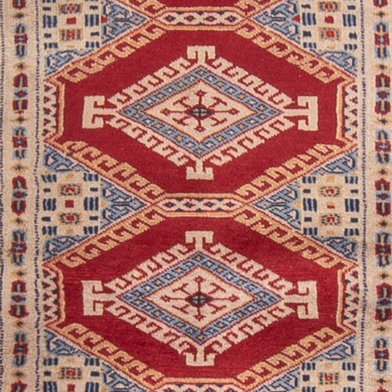 Alfombra de pasillo Alfombra Pakistani - 315 x 90 cm - rojo