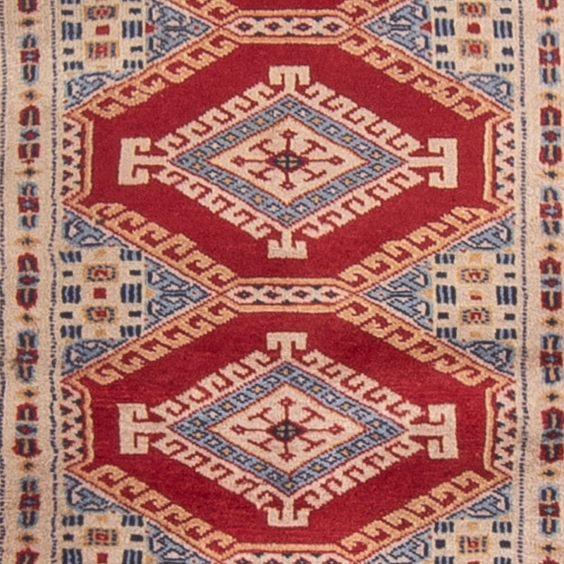 Alfombra de pasillo Alfombra Pakistani - 315 x 90 cm - rojo