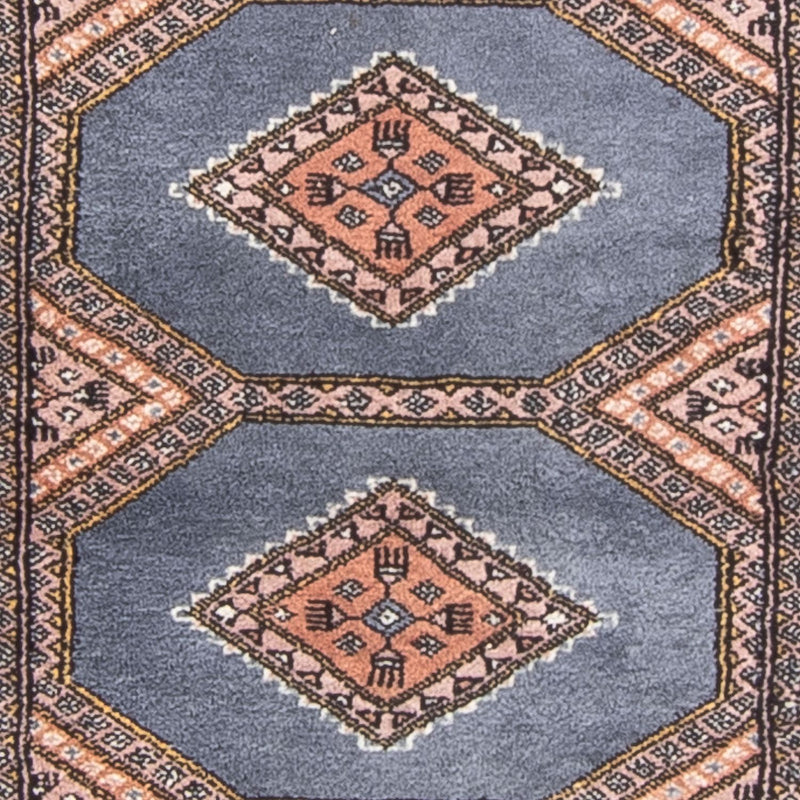 Alfombra de pasillo Alfombra Pakistani - 325 x 80 cm - azul claro