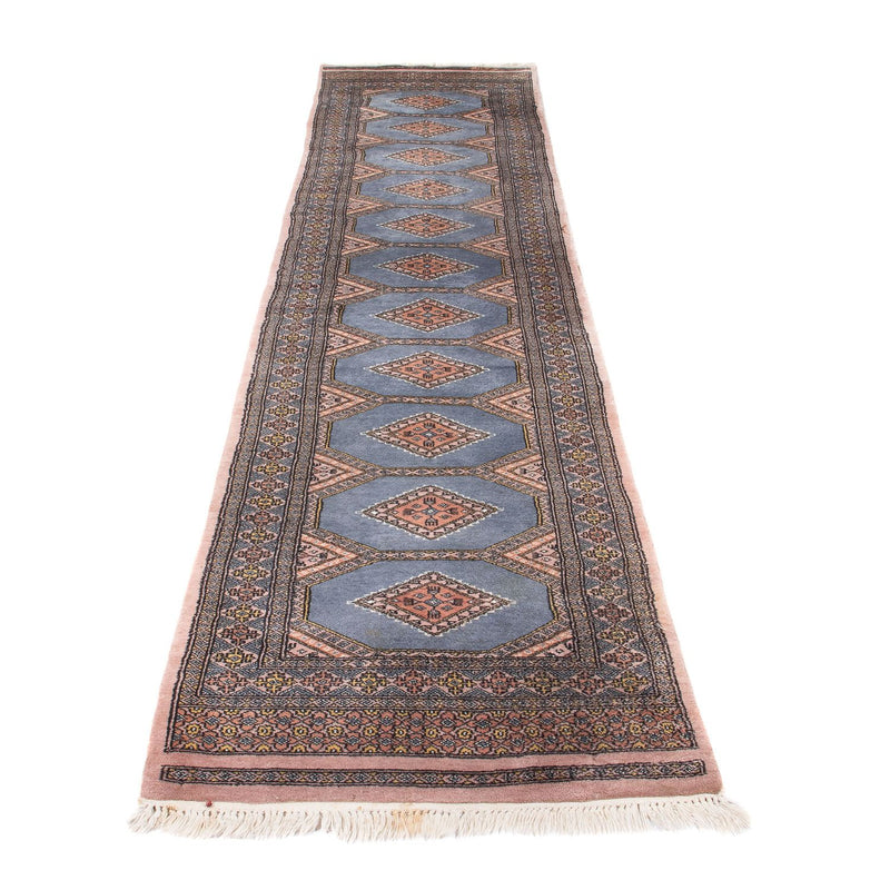 Alfombra de pasillo Alfombra Pakistani - 325 x 80 cm - azul claro