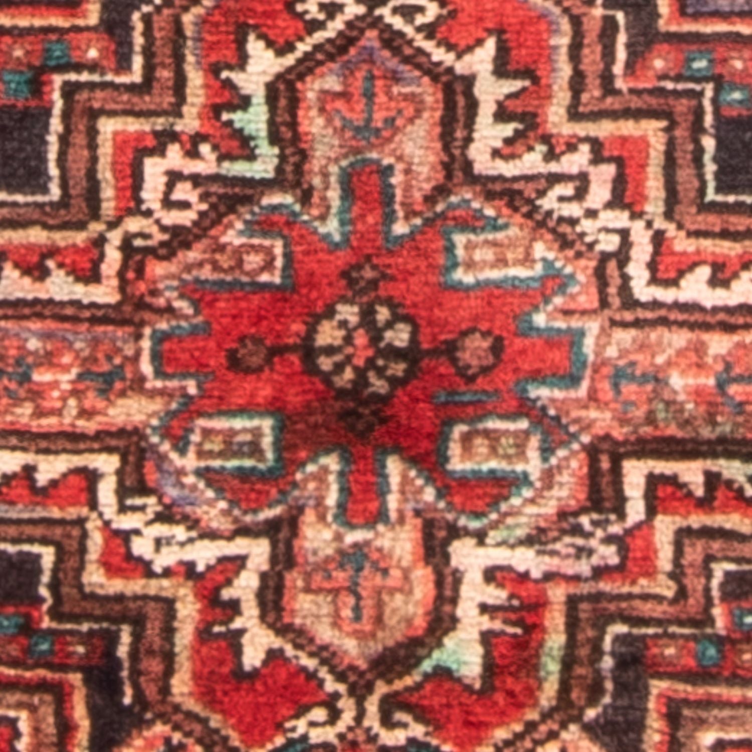 Alfombra persa - Nómada - 144 x 98 cm - rojo